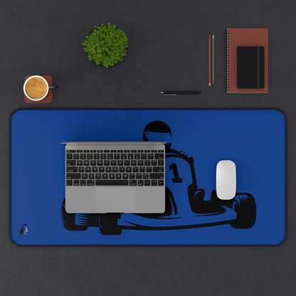 Desk Mat: Racing Dark Blue