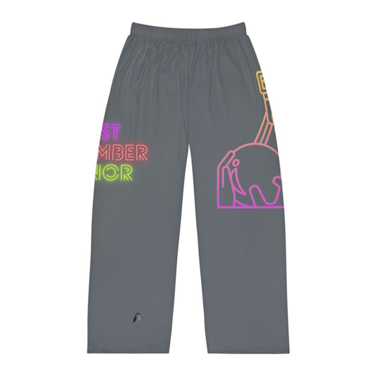 Men's Pajama Pants: Bowling Dark Grey