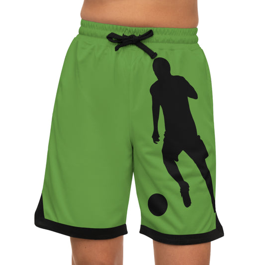 Basketball Rib Shorts: Soccer Green