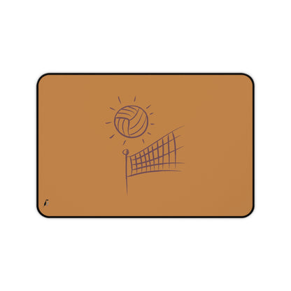 Desk Mat: Volleyball Lite Brown