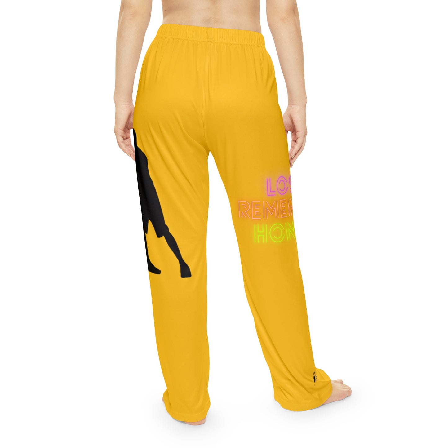 Women's Pajama Pants: Basketball Yellow