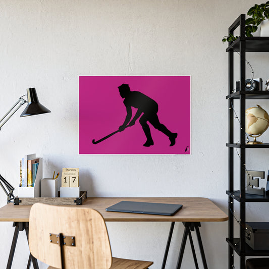Gloss Posters: Hockey Pink
