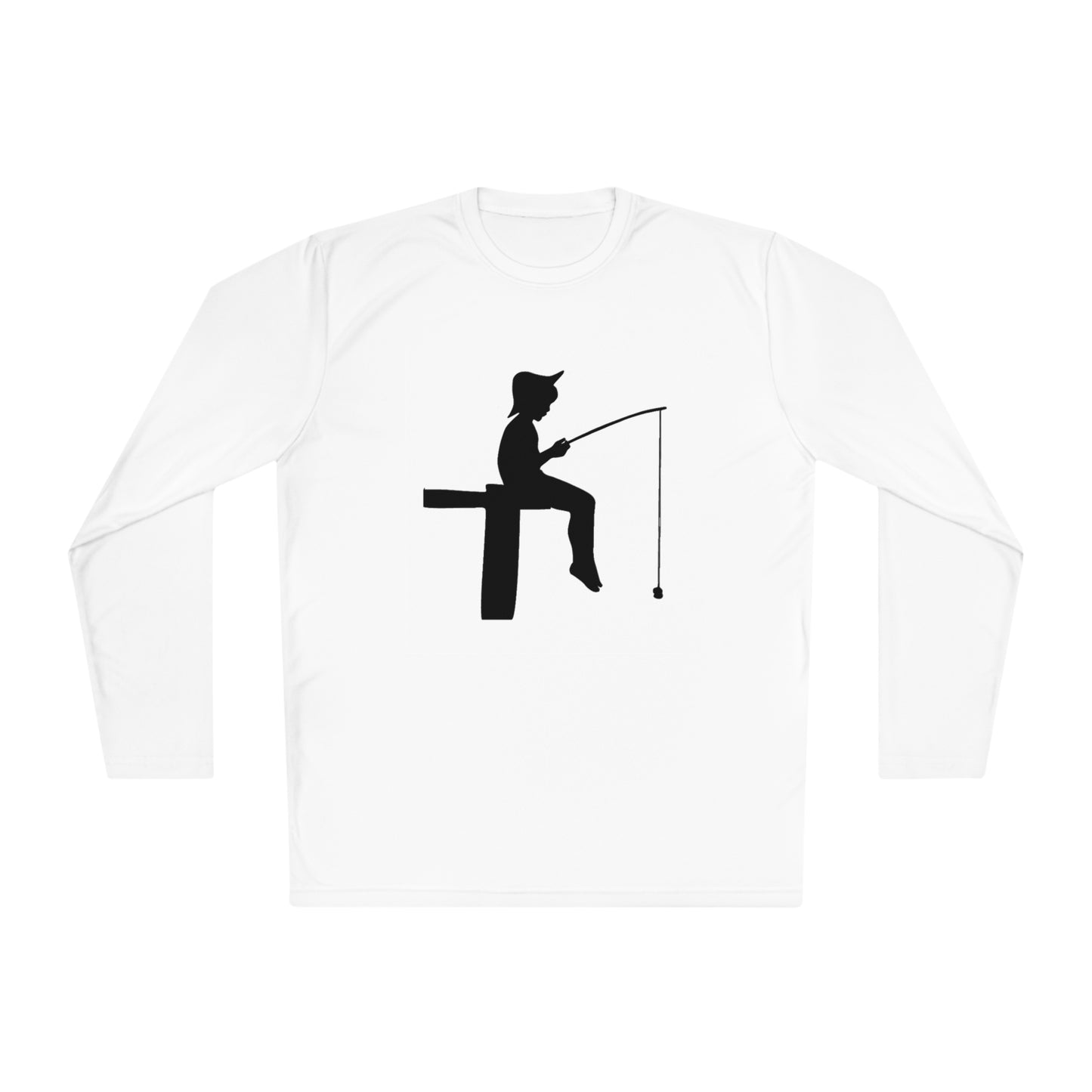 Lightweight Long Sleeve Tee: Fishing #1