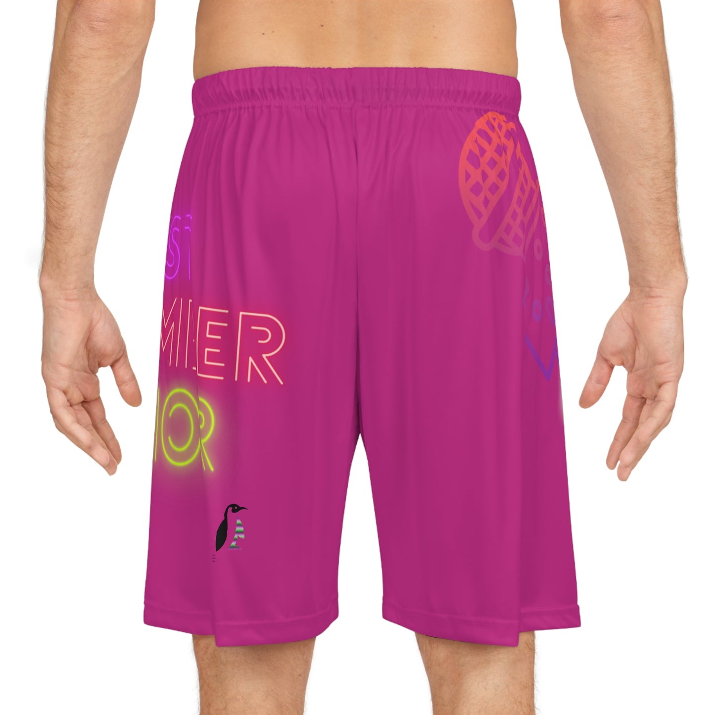 Basketball Shorts: Music Pink