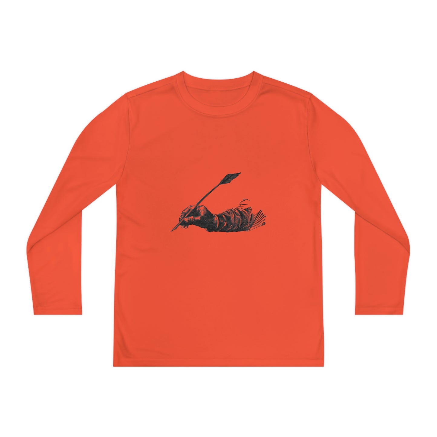 Youth Long Sleeve Competitor Tee: Writing