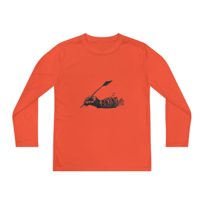 Youth Long Sleeve Competitor Tee: Writing