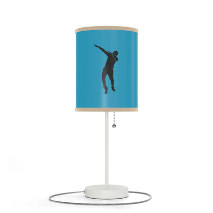 Lamp on a Stand, US|CA plug: Dance Turquoise 