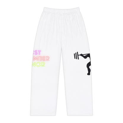 Women's Pajama Pants: Weightlifting White