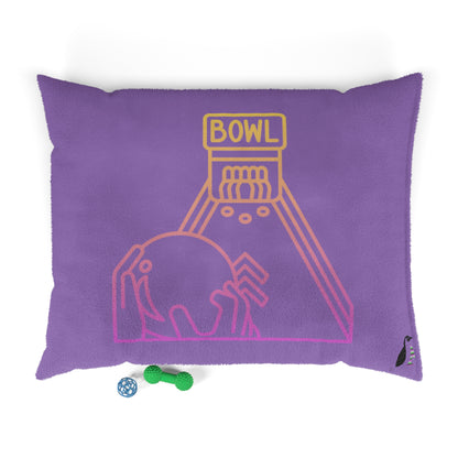 Pet Bed: Bowling Lite Purple