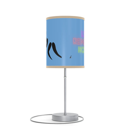 Lamp on a Stand, US|CA plug: Wrestling Lite Blue