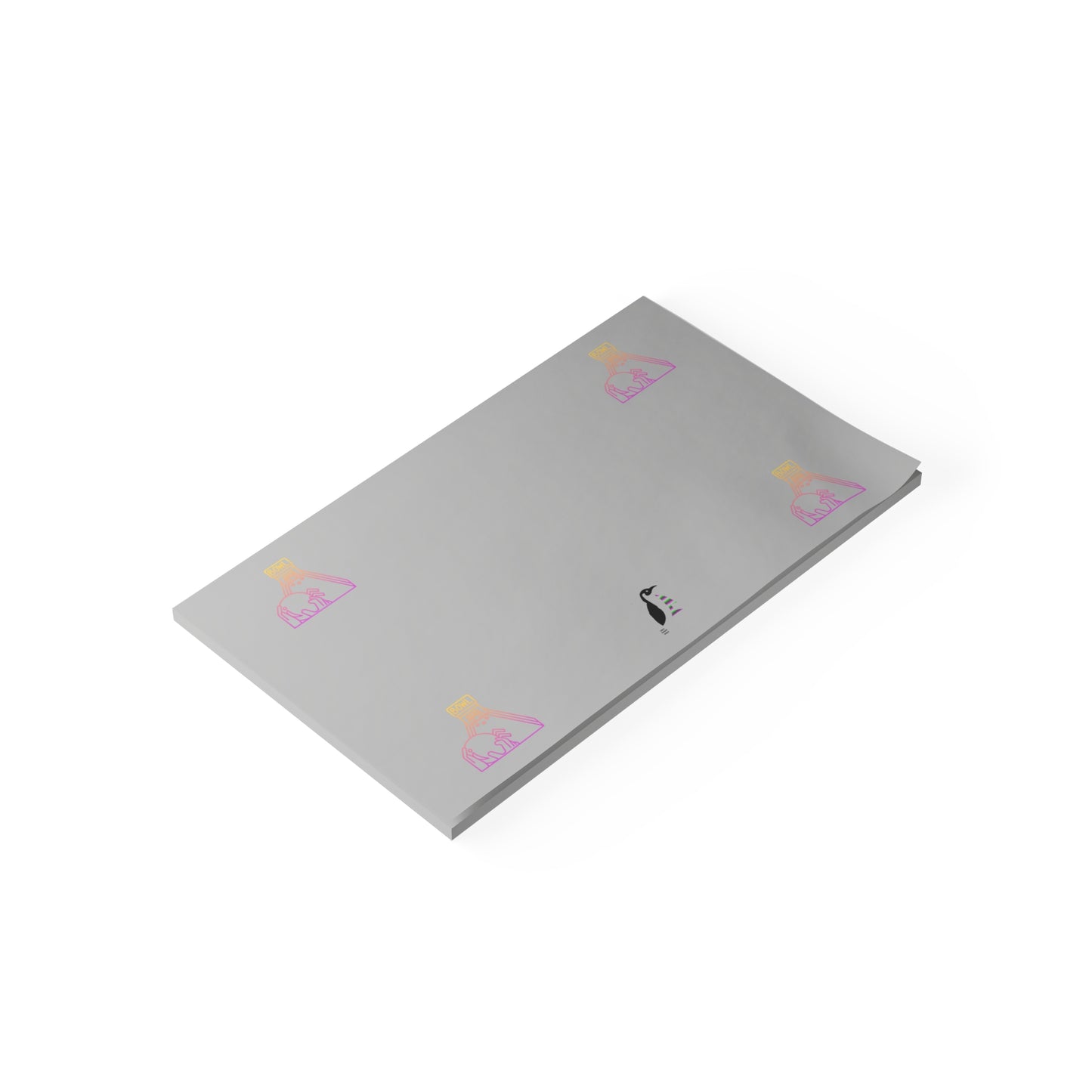 Post-it® Note Pads: Bowling Lite Grey