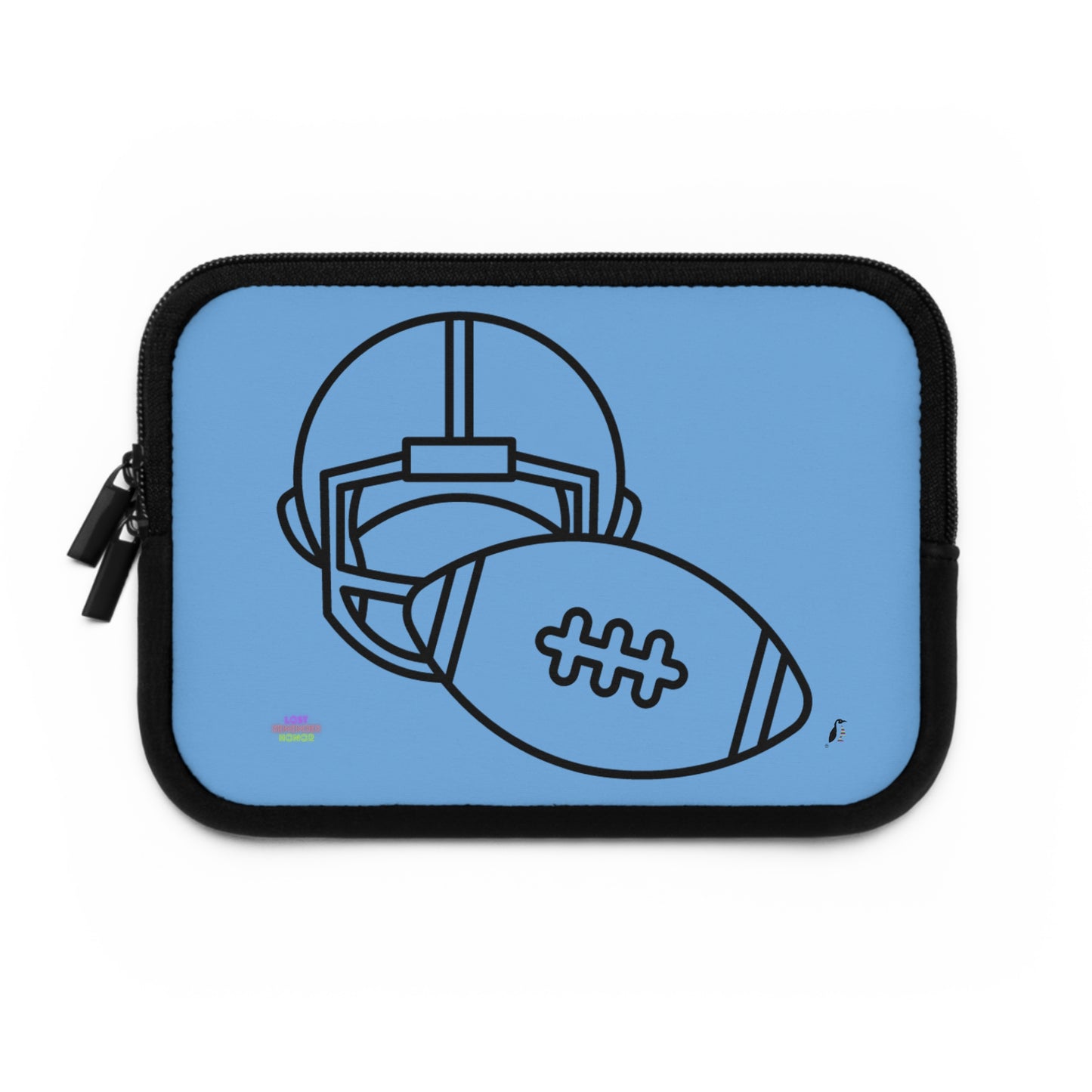 Laptop Sleeve: Football Lite Blue