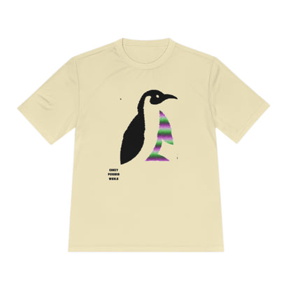 Moisture Wicking Tee: Crazy Penguin World Logo #2