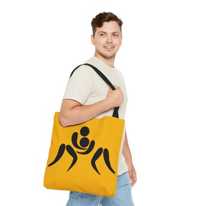 Tote Bag: Wrestling Yellow