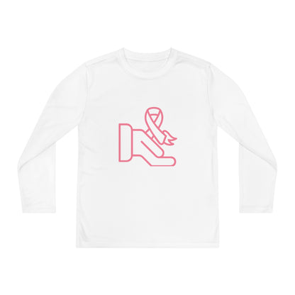 Youth Long Sleeve Competitor Tee: Fight Cancer