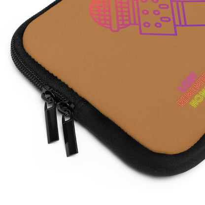 Laptop Sleeve: Music Lite Brown