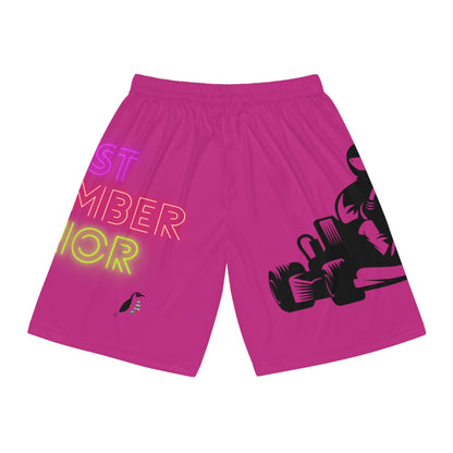 Basketball Shorts: Racing Pink