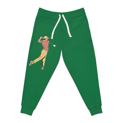 Athletic Joggers: Golf Dark Green