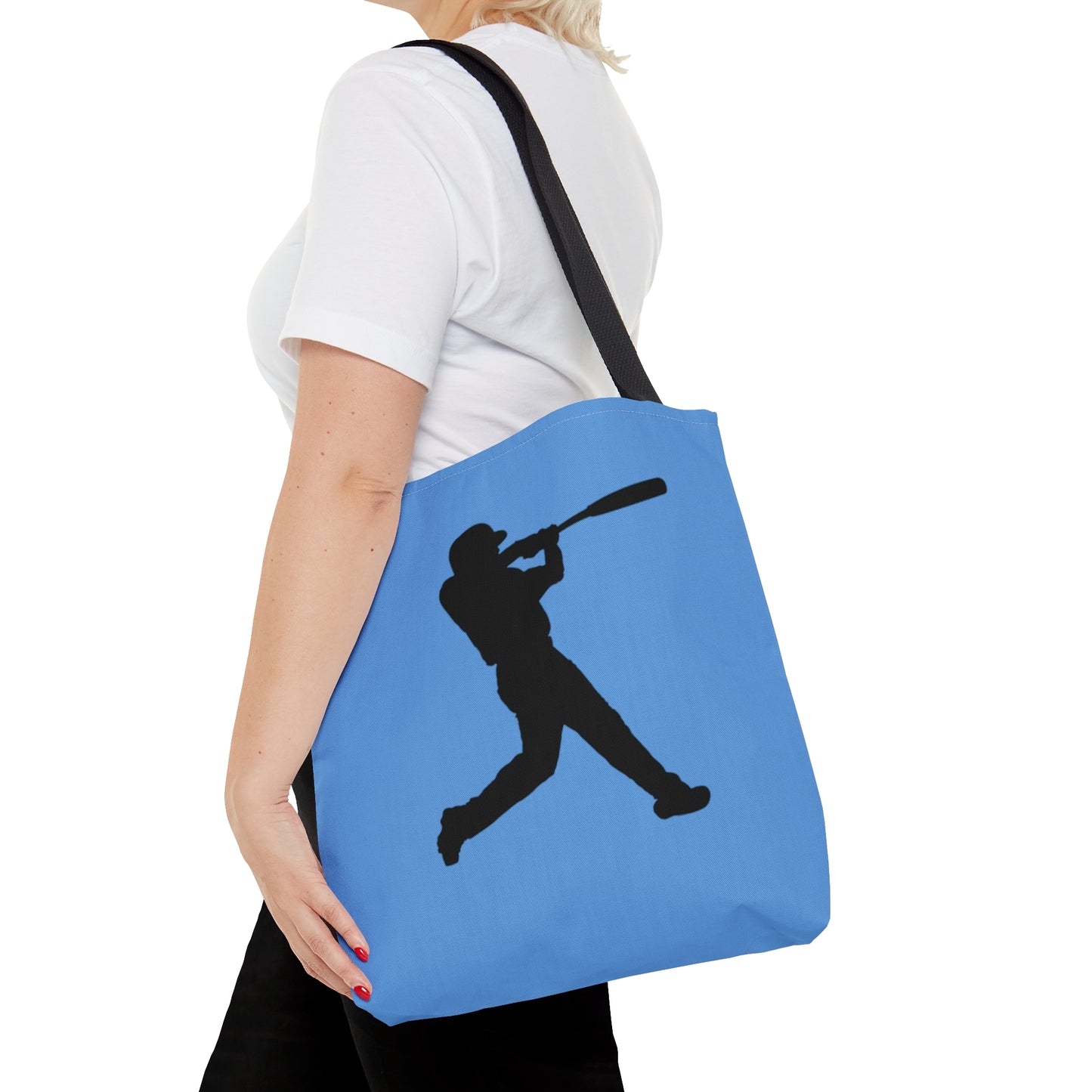 Tote Bag: Baseball Lite Blue