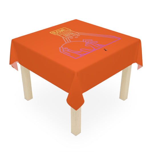 Tablecloth: Bowling Orange