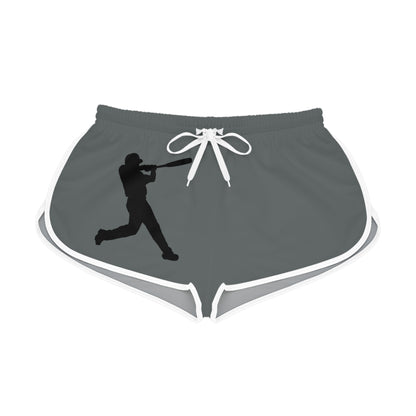 Women's Relaxed Shorts: Baseball Dark Grey