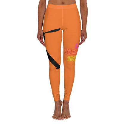 Women's Spandex Leggings: Baseball Crusta