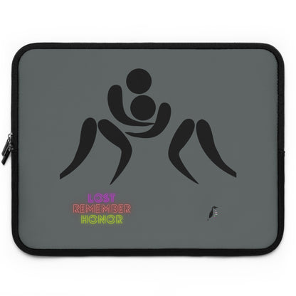 Laptop Sleeve: Wrestling Dark Grey