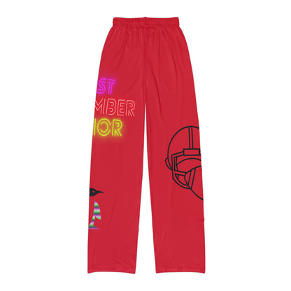 Pajama na pantalon ng mga bata: Football Dark Red 