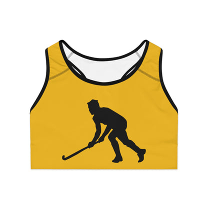 Sports Bra: Hockey Yellow