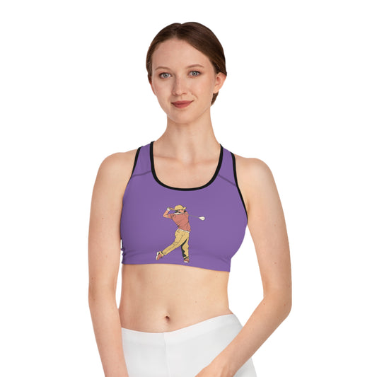 Sports Bra: Golf Lite Purple