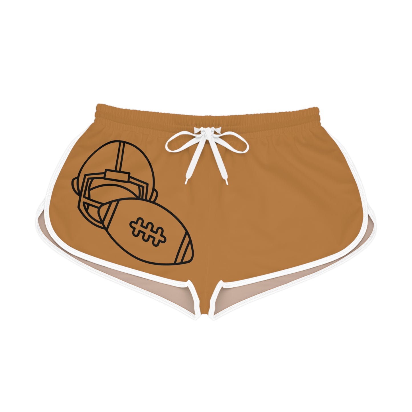 Women's Relaxed Shorts: Football Lite Brown