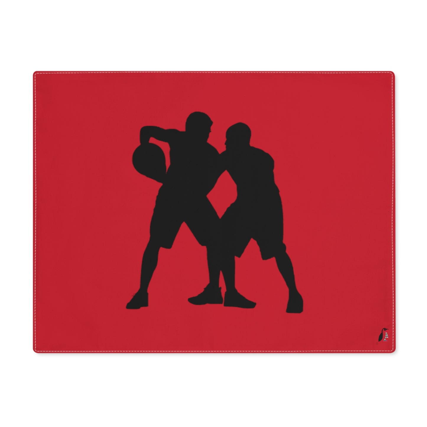 Placemat, 1pc: Basketball Dark Red