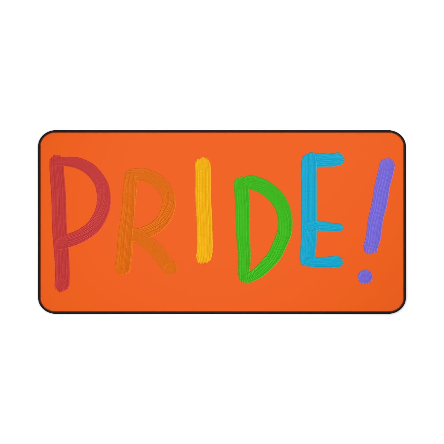 Desk Mat: LGBTQ Pride Orange