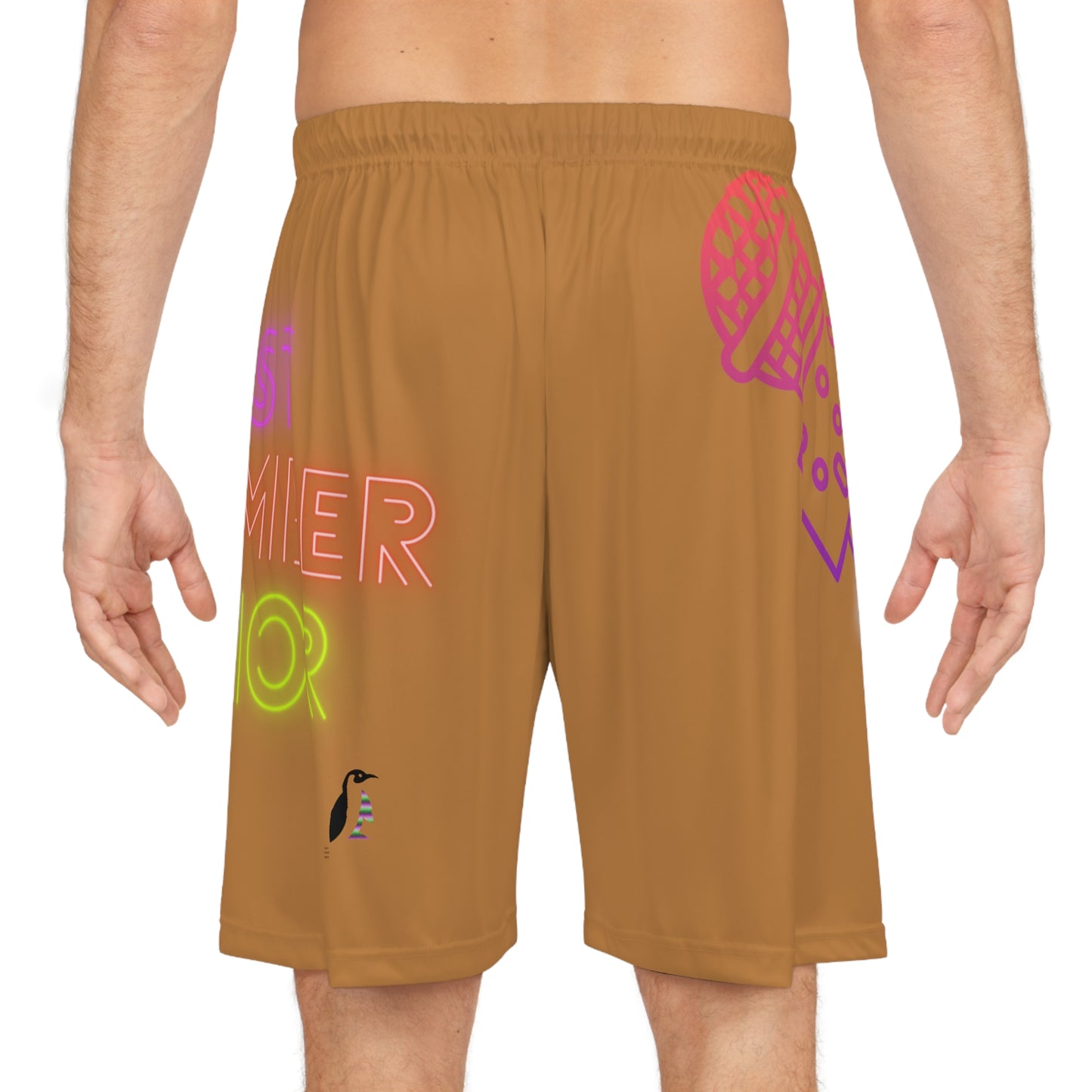 Basketball Shorts: Music Lite Brown