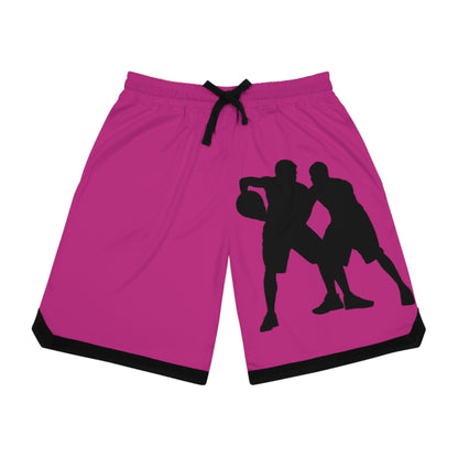 Basketball Rib Shorts: Basketball Lite Pink