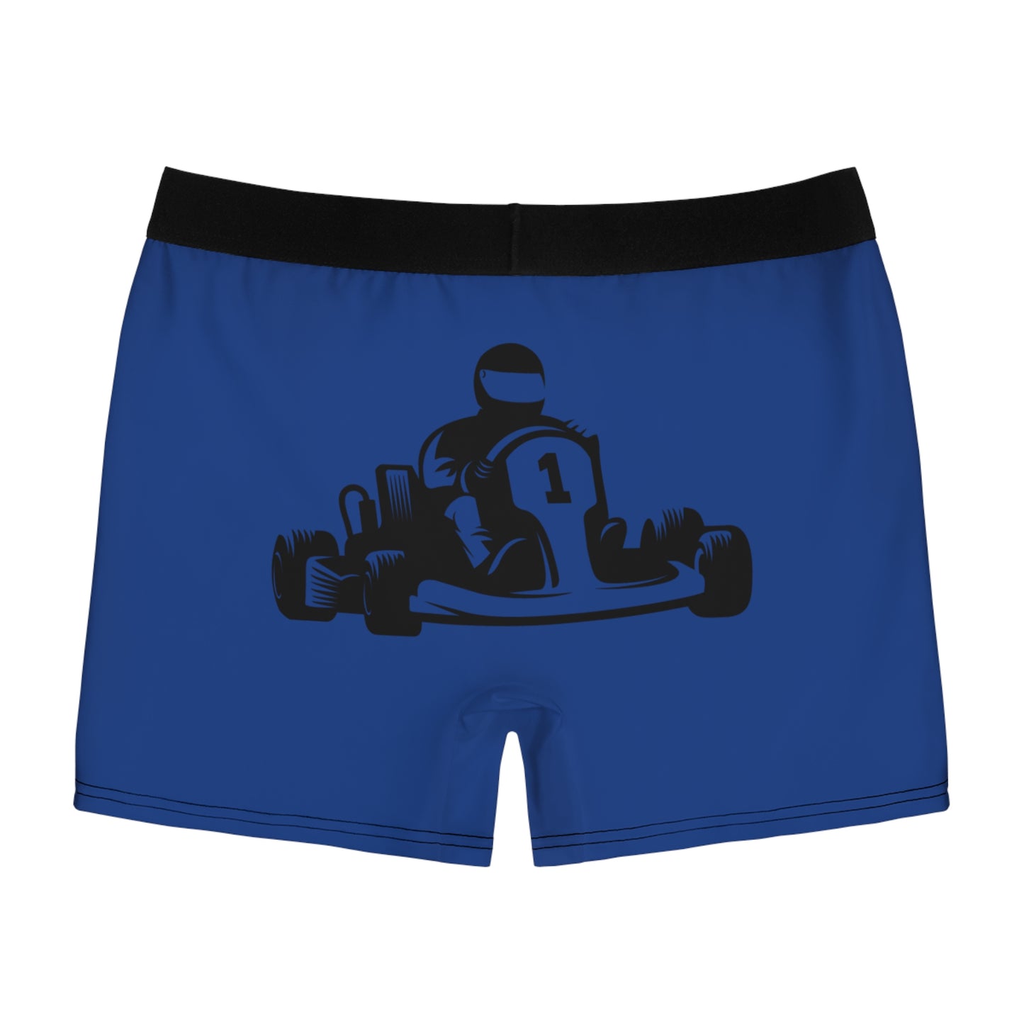 Men's Boxer Briefs: Racing Dark Blue