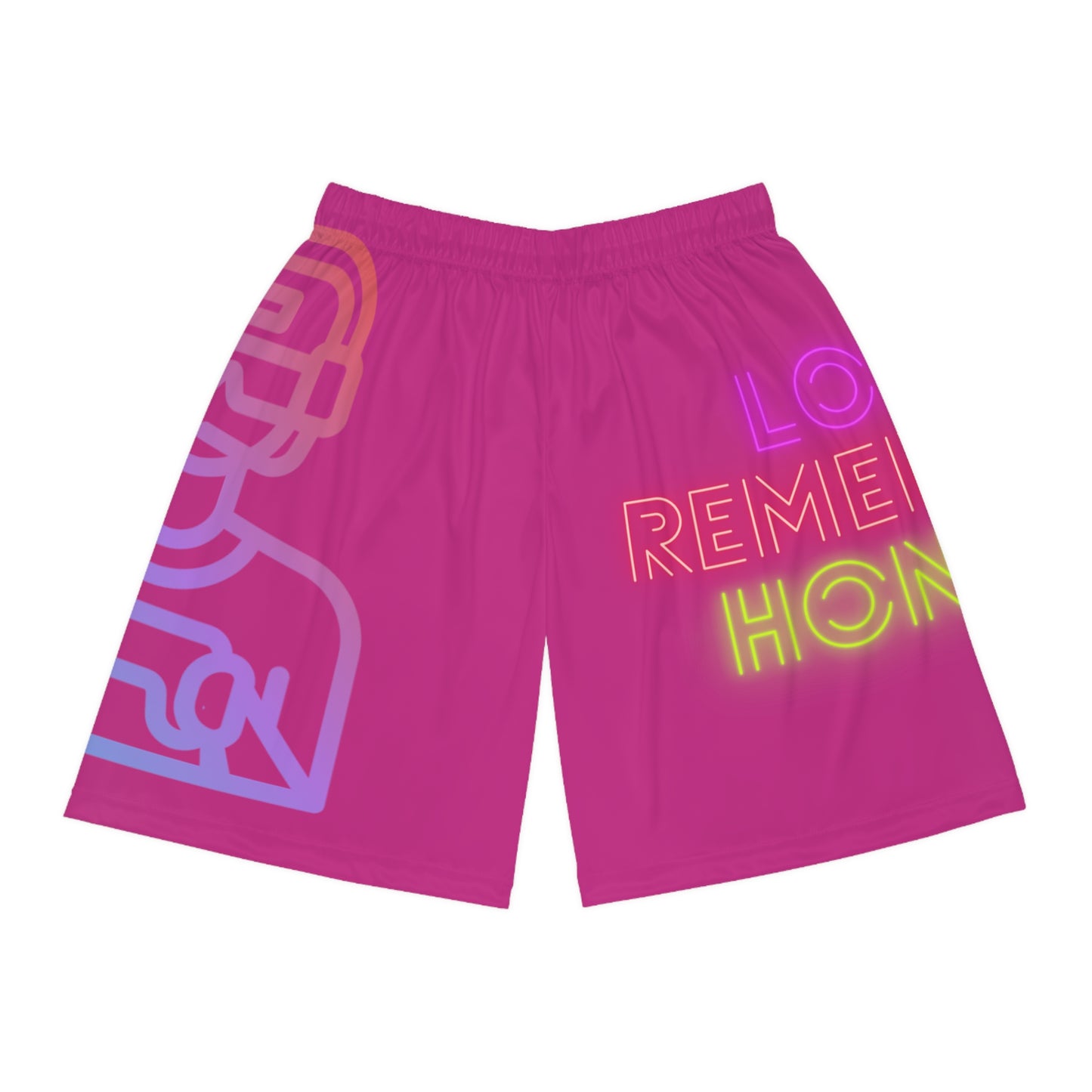 Basketball Shorts: Gaming Pink