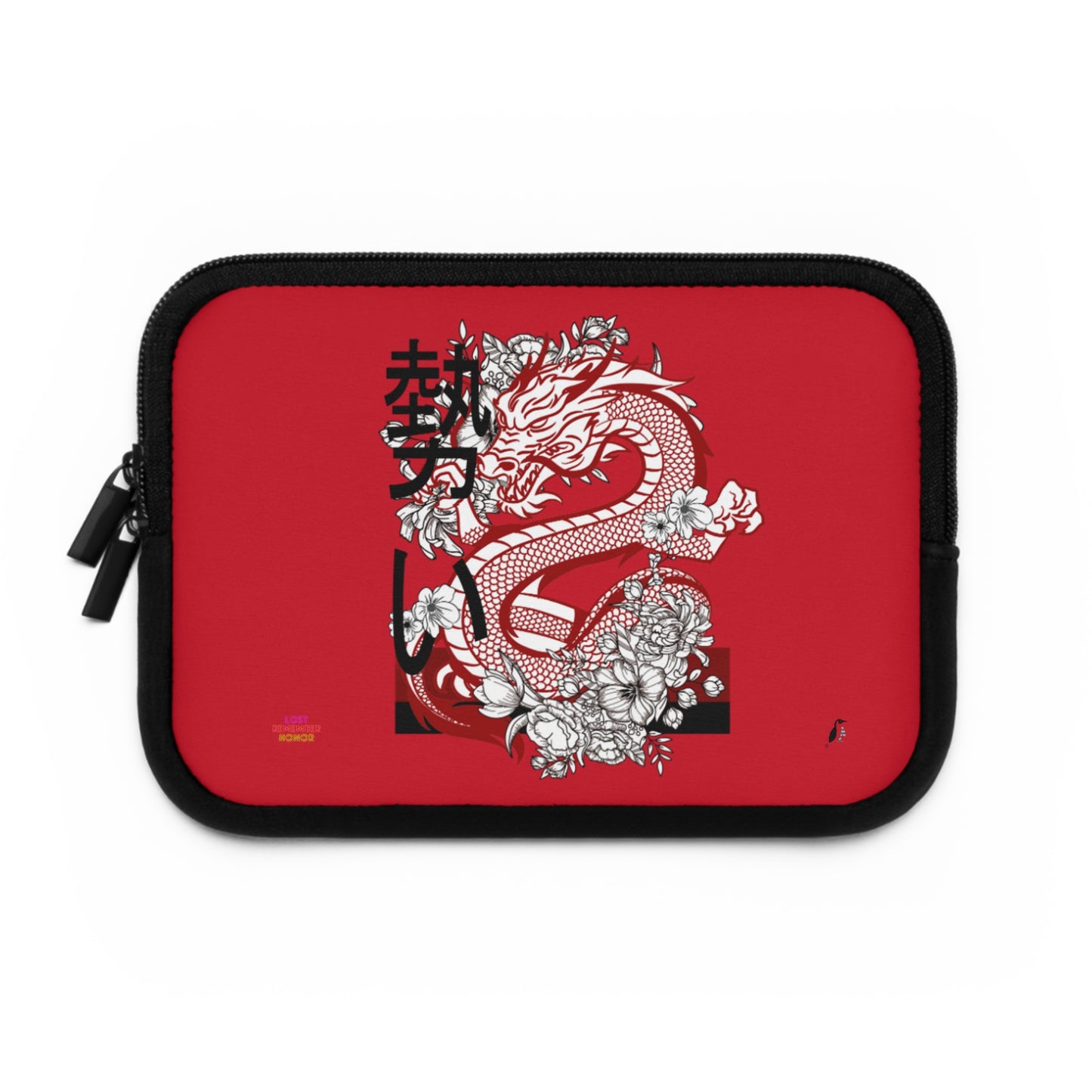 Laptop Sleeve: Dragons Dark Red