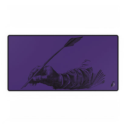 Desk Mats: Writing Purple