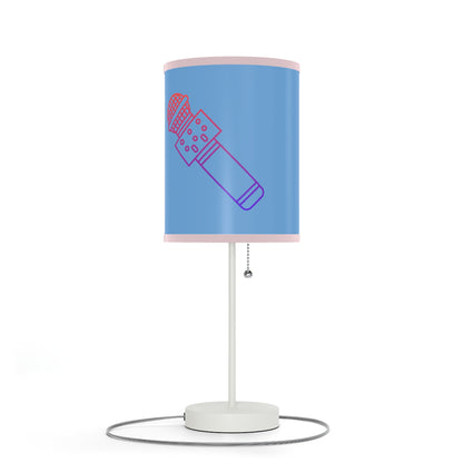 Lamp on a Stand, US|CA plug: Music Lite Blue