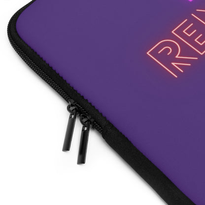 Laptop Sleeve: Lost Remember Honor Purple