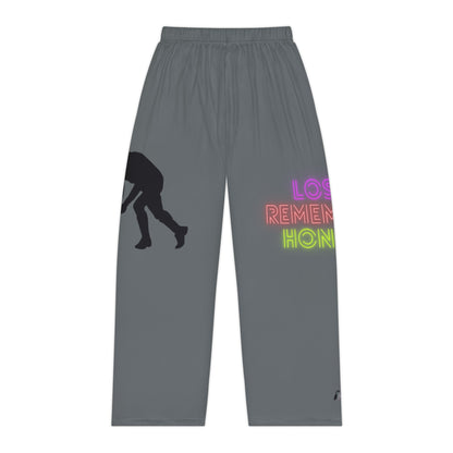 Pambabaeng Pajama Pants: Hockey Dark Grey