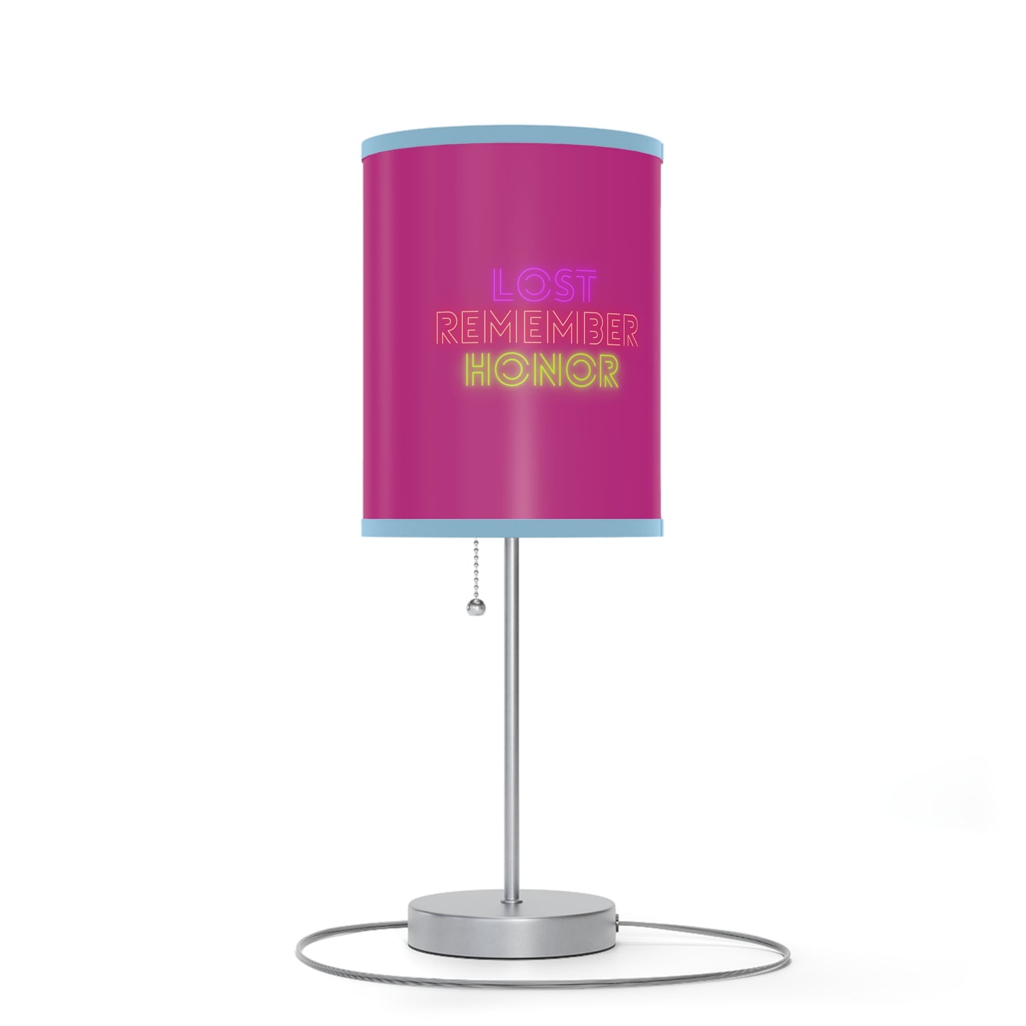 Lamp on a Stand, US|CA plug: Fight Cancer Pink