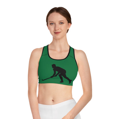 Sports Bra: Hockey Dark Green