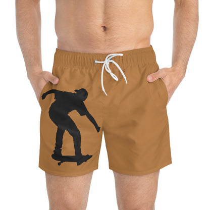 Swim Trunks: Skateboarding Lite Brown