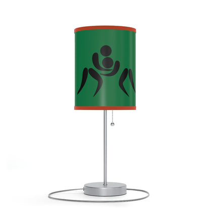 Lamp on a Stand, US|CA plug: Wrestling Dark Green