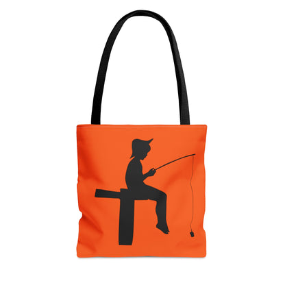 Tote Bag: Fishing Orange