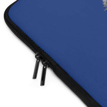 Laptop Sleeve: Wolves Dark Blue