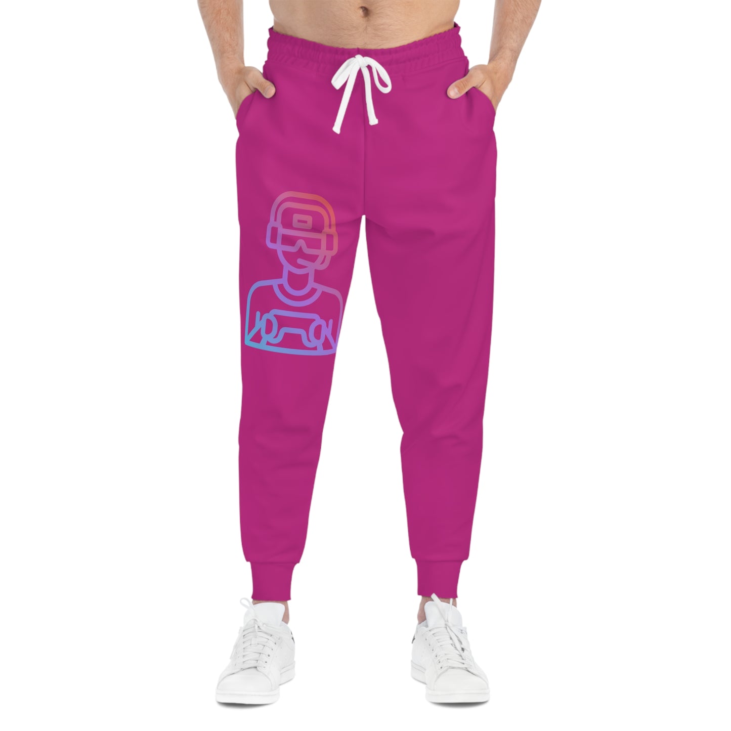 Athletic Joggers: Gaming Pink