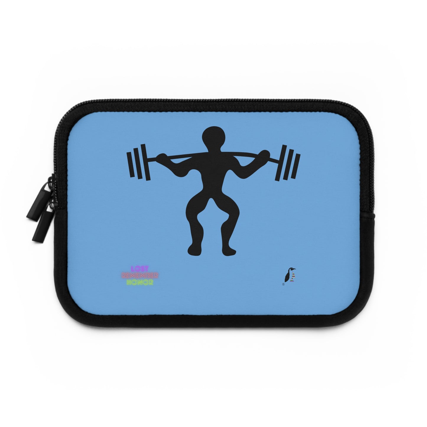 Laptop Sleeve: Weightlifting Lite Blue